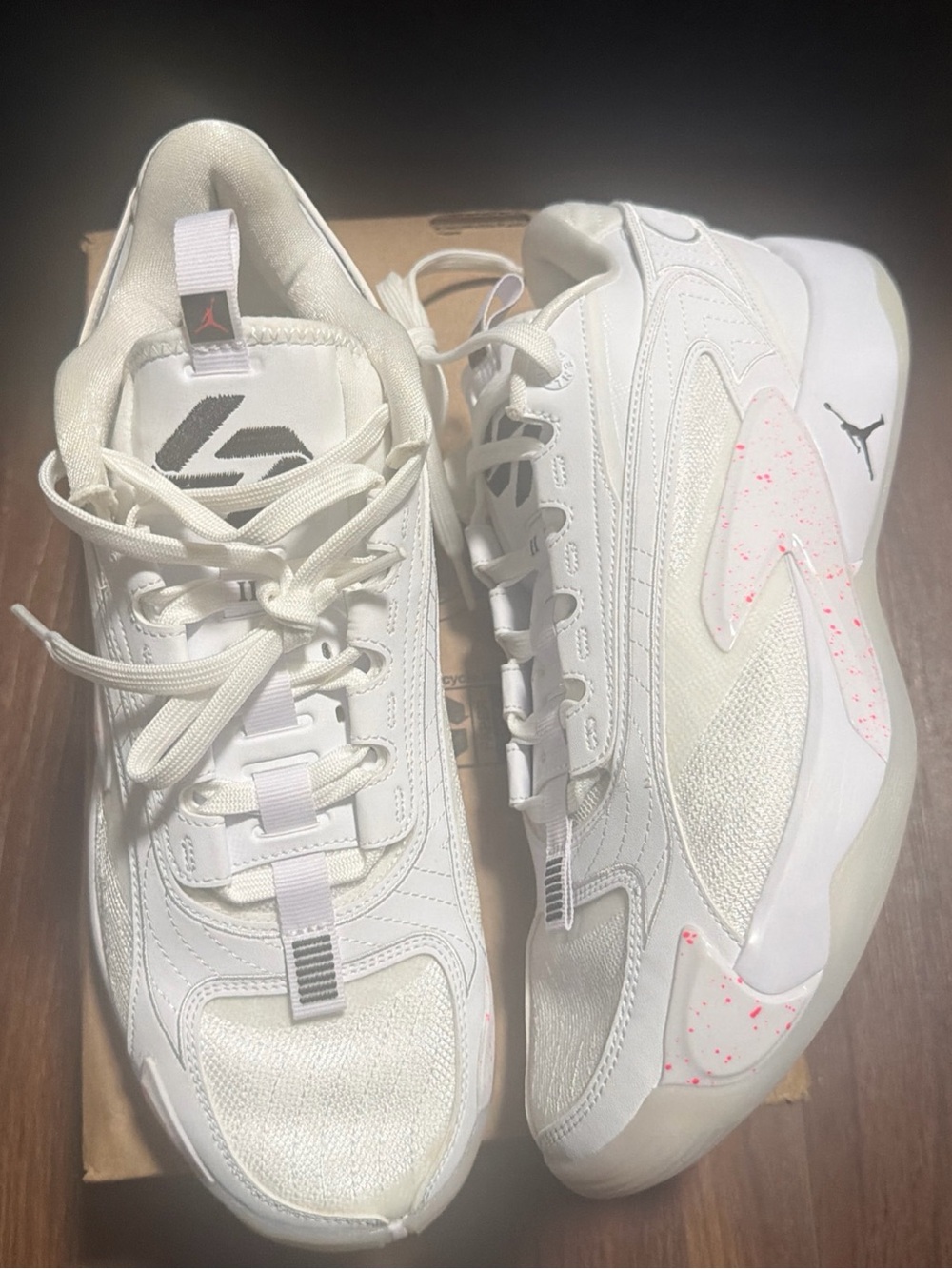 Jordan Luka 2 White Hyper Pink DX8733-106 Men’s Basketball Sneaker Mesh Low Top